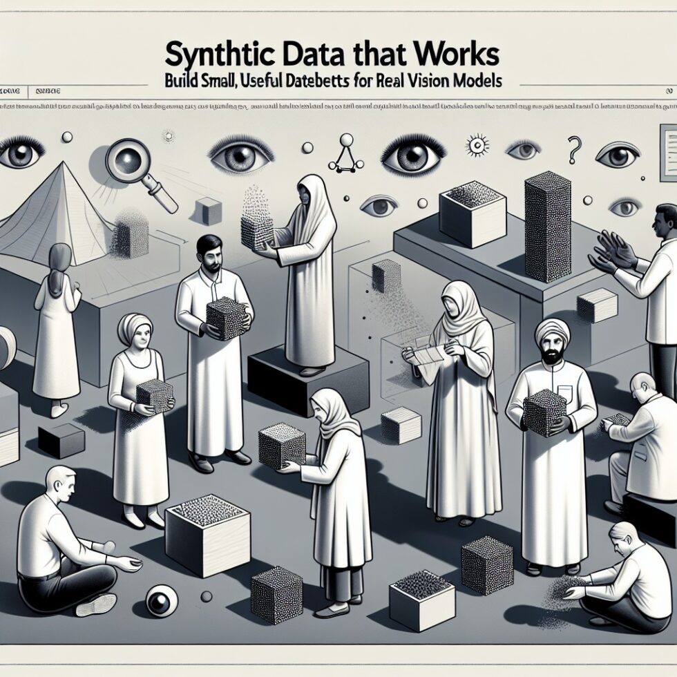 Synthetic Data That Works: Build Small, Useful Datasets for Real Vision Models