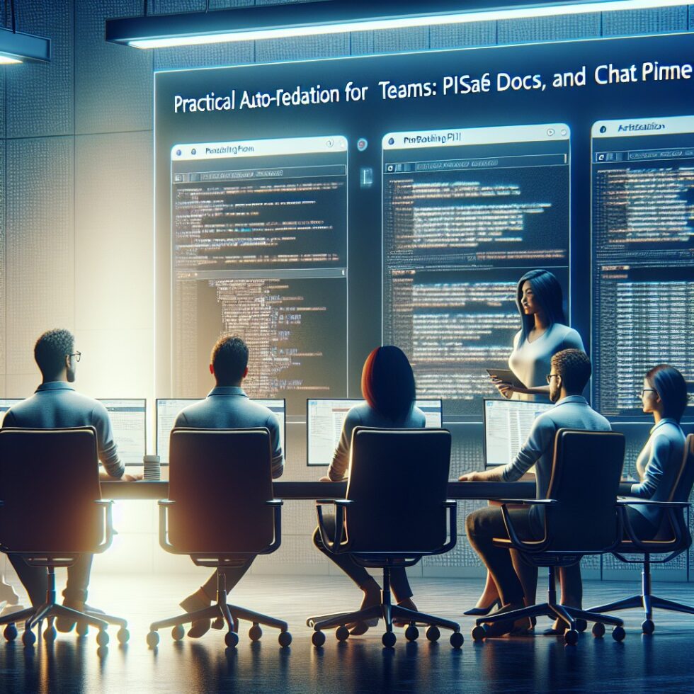 Practical Auto‑Redaction for Teams: PII‑Safe Docs, Images, and Chat Pipelines