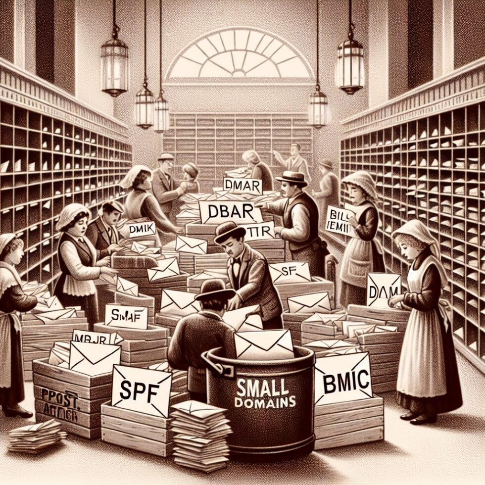 Email That Actually Arrives: SPF, DKIM, DMARC, BIMI, and TLS for Small Domains